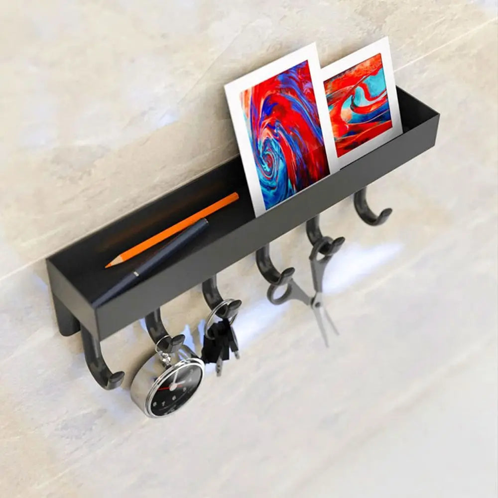 DOMIRA Wall Mounted Key Holder Self-Adhesive Key Rack DOMIRA Wall Mounted Key Holder Self-Adhesive Key Rack
